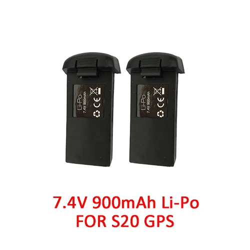 7.4V for GPS 2B SMRC S20 беспилотный дополнительный аккумулятор/пропеллер/лопасти/защитная Рама/запасной мотор/складной рычаг крыла GPS мото двигатель пропеллерный зафиксированный чехол - Цвет: 7.4V for GPS 2B