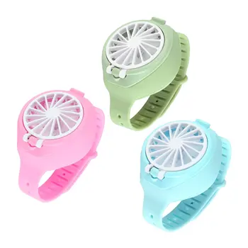 

USB Portable Fan Watch Mini Fan Handheld Ventiladors Rechargeable Handy Air Cooling Fan For Outdoor Home