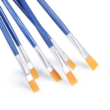 6 шт. художественные масляные кисти для рисования, кисти для рисования, нейлоновые кисти для окрашивания волос, инструменты для рукоделия