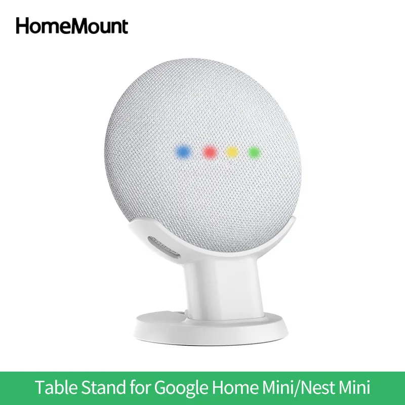 Table Stand For Google Home Nest Mini Voice Assistants Desk Pedestal Holder Saving Space