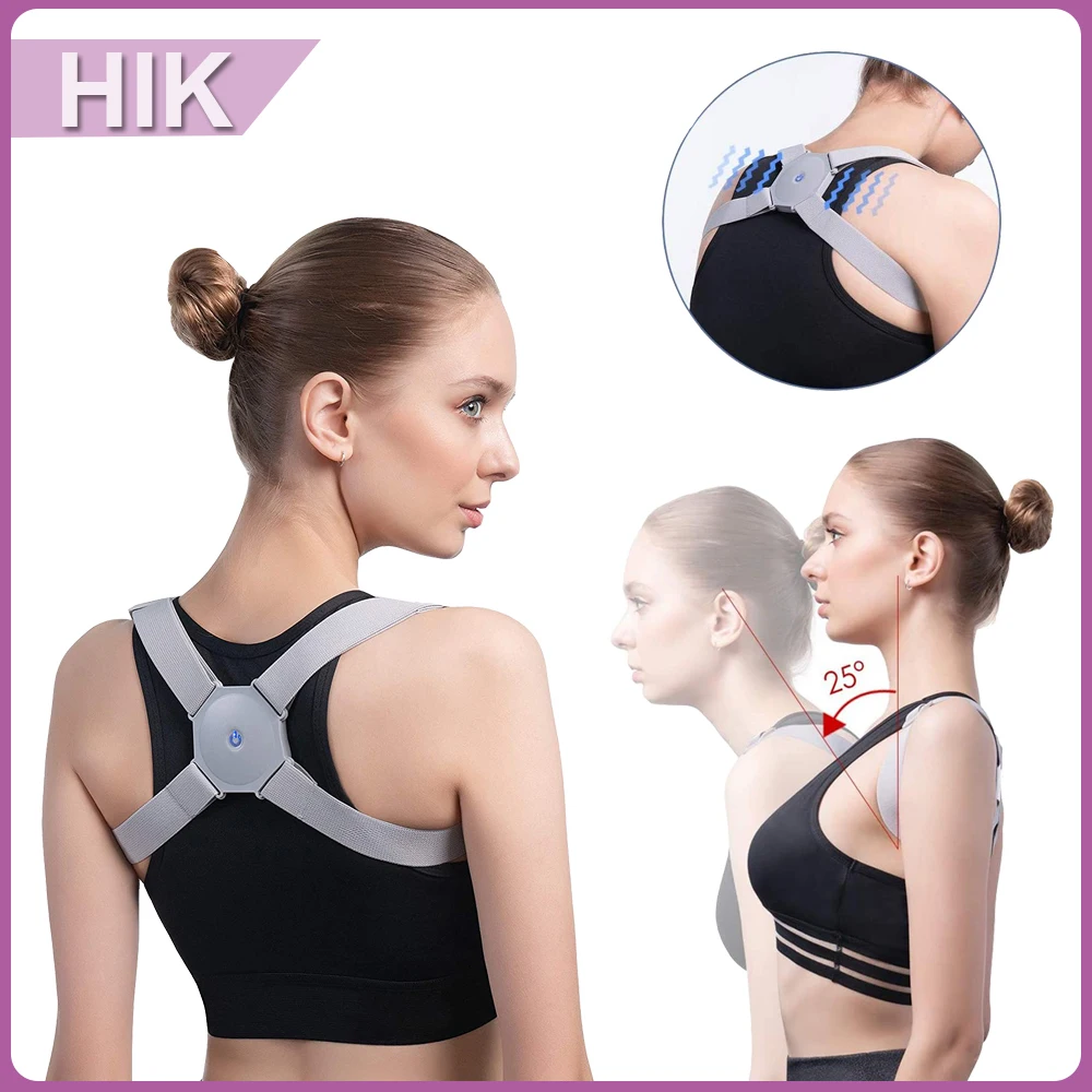 

Intelligent Posture Corrector Adjustable Back Brace with Intelligent Sensor Vibration Reminder Smart Posture Corrector Reminder