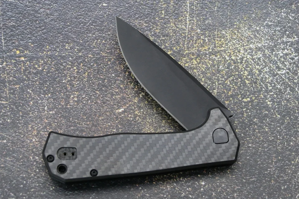 TIGEND 0804CF CTS 204P лезвие титановый рычаг CF Флиппер складной нож Открытый Кемпинг Охота Карманный фрукты Ножи EDC инструмент