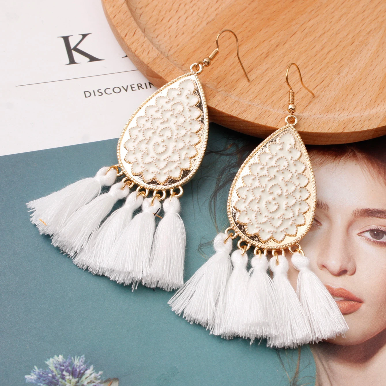 New hot sale Новинка, женские серьги, большие, Подсолнухи, длинные, с кисточками, серьги для женщин, ювелирное изделие, женские серьги, серьги для девушек, Brincos, подарок - Окраска металла: New hot sale