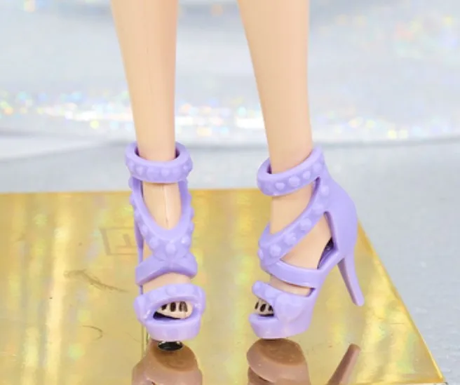 

New styles doll yellow purple blue shoes boots for BB 1:6 dolls BBIA101