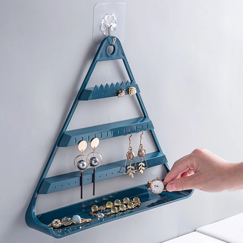 de joyas para colgar en la pared, soporte de almacenamiento para colgar pendientes, joya, estante de exhibición|Soportes y estanterías de almacenamiento| - AliExpress