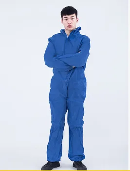 

Non-woven Coverall Hazmat Suit Protection Protective Disposable Clothing Laboratory Factory Hospital Safety Clothing