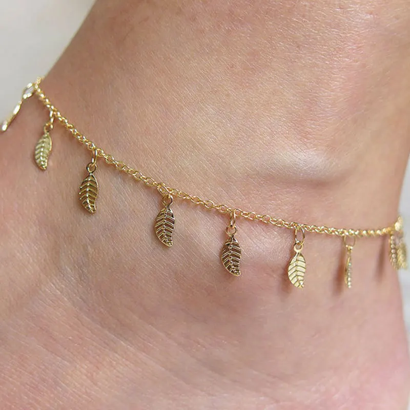 

Europe And America Anklet Foot Ornaments Hot Sales Simple Multi-Style Cross with Numbers 8 Tassels Anklet