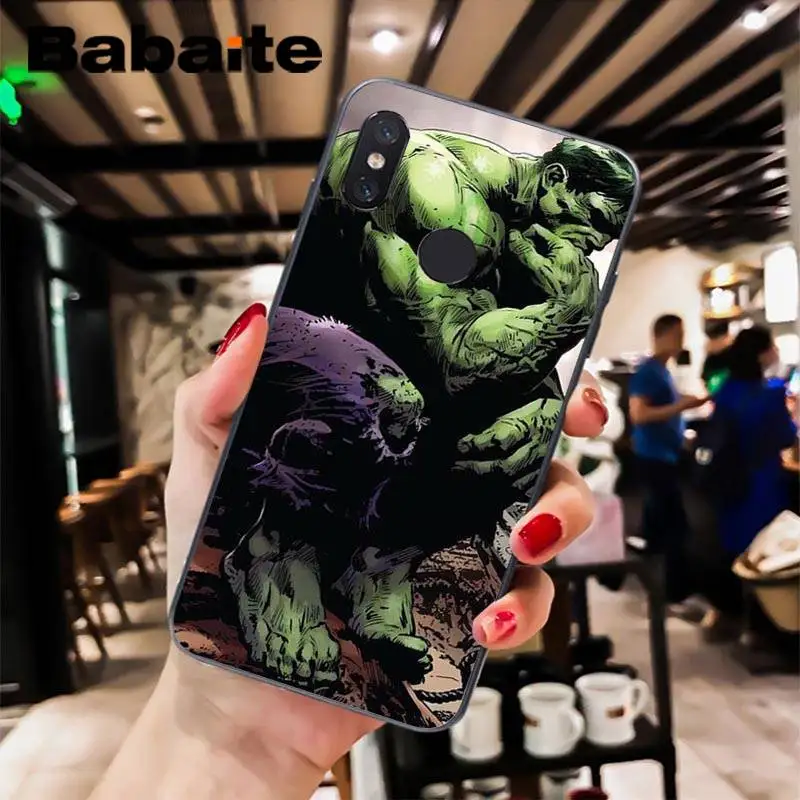 A11 Babaite Marvel Heroes Халк черный ТПУ Мягкий силиконовый чехол для телефона чехол для Xiaomi 6 MIX2 8SE K20 REDMI 5A NOTE4X 7 6A мобильные чехлы - Цвет: A11