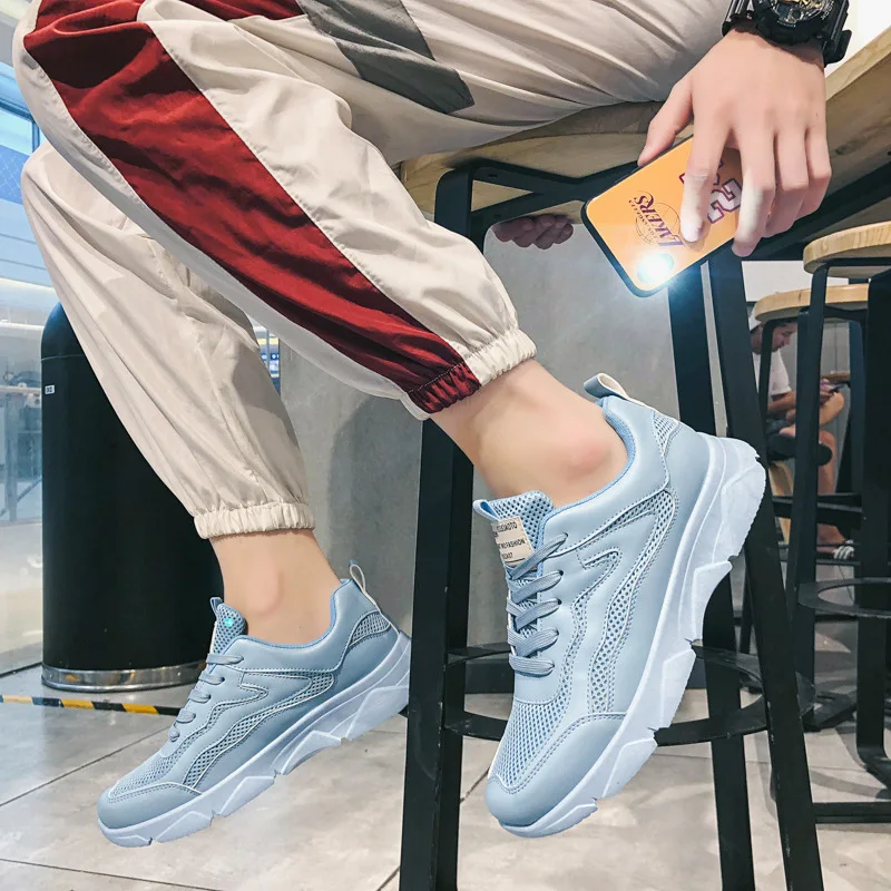 

Men's running shoes 2019 new wild Height Platform Sports shoes men's breathable fashion Athletic Shoes Zapatillas Hombre M3-73