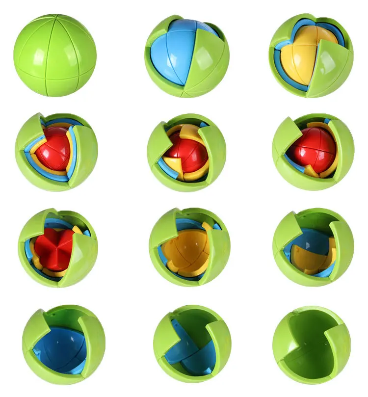 CHILDREN'S Intelligence Toys Assembled 3D yi zhi qiu DIY Magic Assembed Ball Creative Strange Perplexus