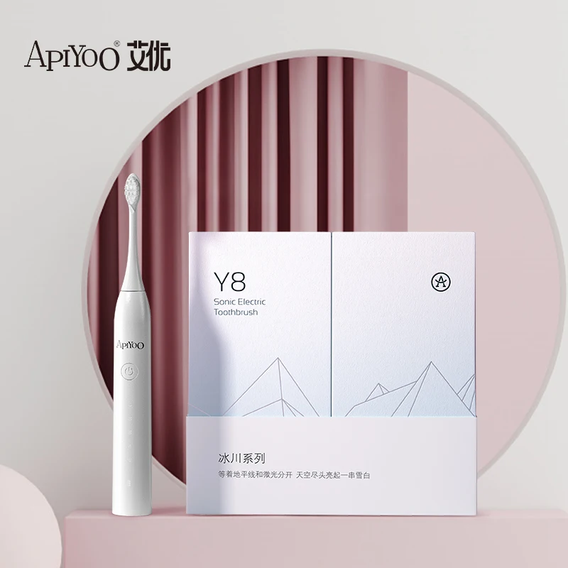 Apiyoo Y8 Starry Sky Series Rechargeable Electric Toothbrush Automatic Sonic Brush 5 Mode Adult Timer IPX7 Waterproof Ultrasonic Apiyoo Y8 Starry Sky Series Rechargeable Electric Toothbrush Automatic Sonic Brush 5 Mode Adult Timer IPX7 Waterproof Ultrasonic