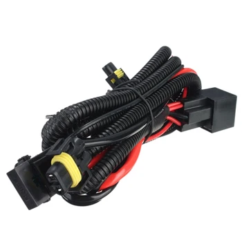 

1Pcs Car Fog Light Relay Harness H11 880 Relay Adapter Extension Cable 40A Led Light and Halogen Fog Light Connector