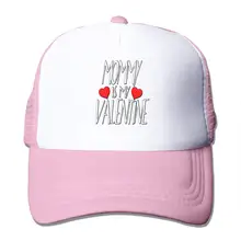 Mommy is My Valentine сетчатая Бейсболка унисекс Регулируемая Кепка В Стиле Дальнобойщика розового цвета