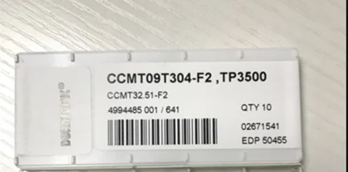 10 шт. вставки карбида CCMT09T304-F2 TP3500