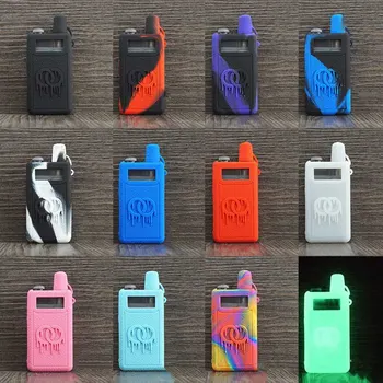 

Texture Skin Protective Silicone Case Rubber Sleeve Cover Shield Leather Wrap For Orchid IQS Pod Kit 950mAh