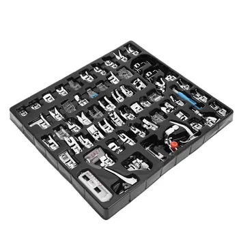 

11- 62pcs/set Mini Sewing Machine Presser Foot Feet For Brother Singer Janome Presser Feet Braiding Blind Stitch Darning