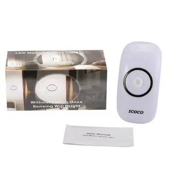 

ICOCO Durable 18Pcs LED Long Life Weather Resistant Light Sensor Auto Shut-off Security Night Light LED Motion Sensor Light