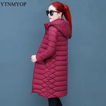 

Winter Coat Women 2020 New Slim Parka Female Warm Plus Size 3XL Thick Hooded Clothing Outerwear Autumn Padded Jacket YTNMYOP