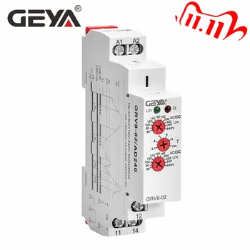 

Free Shipping GEYA GRV8-02 Voltage Monitor Device Over-voltage and Under-voltage Protection Relay DC 12V 24V 48V 110V 220V 240V