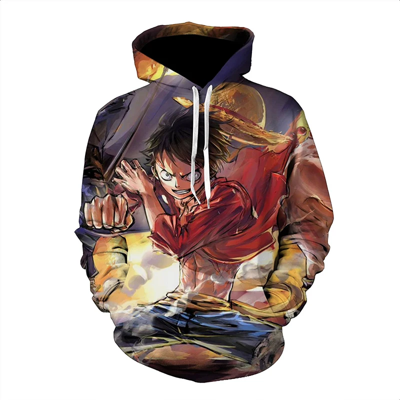 Аниме ONE PIECE Dracule Mihawk Косплей Толстовка повседневные толстовки модные 3D мужские худи - Цвет: HD