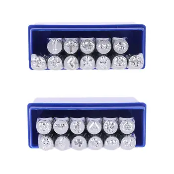 

12 Pcs/set DIY Metal Stamp Punch Stamping Tool with Animal Theme Iron Seal