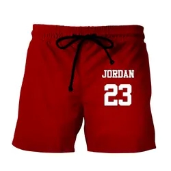 Jordan 23 шорты, баскетбольная спортивная одежда, повседневные шорты с буквенным принтом, мужские и женские шорты для бега, фитнеса