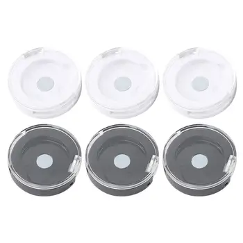 

6pcs Single Color Eyeshadow Case Empty Box Eyeshadow Sub Packaging Container