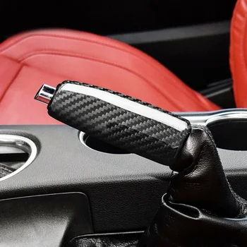 

Grip Hard Cover Carbon Trim For Ford Mustang 2015-2019 Hand Brake Handbrake New