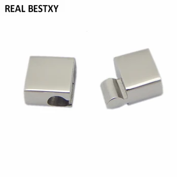

single hole size: 4/6mm 361L Stainless Steel Magnetic Buckle Clasps Bracelet Clasp Connector Clasp For Jewelry Making DIY Jewel