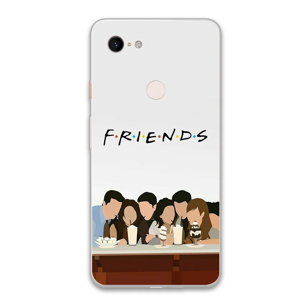 Friends TV Case For Google Pixel 4 5 3 2 XL Cover for Pixel 3a 4a XL 5G Soft Silicone TPU Luxury Shockproof Phone Protect Fundas