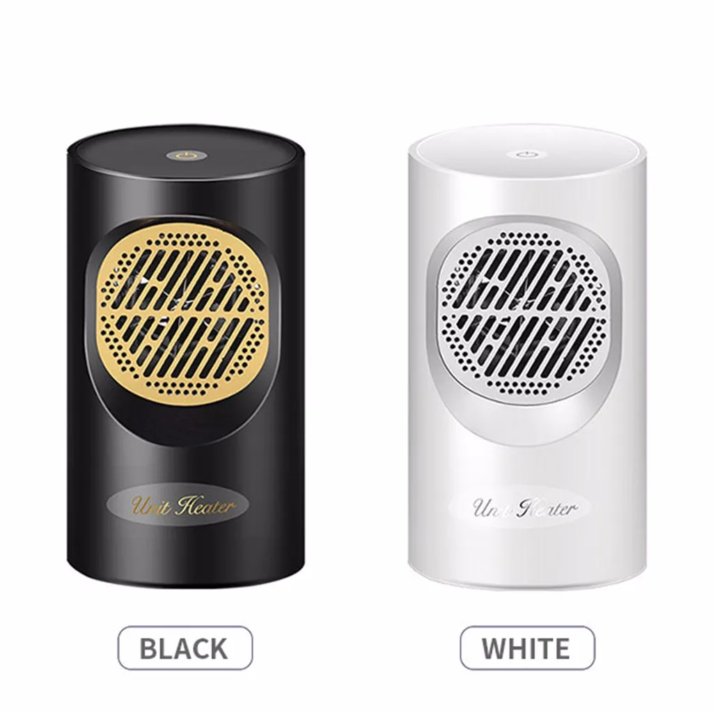 Portable Mini Heater Oscillating Fan with Over-Heating Tip-Over Protection Winter Space Warmer for Indoor Heating Camping