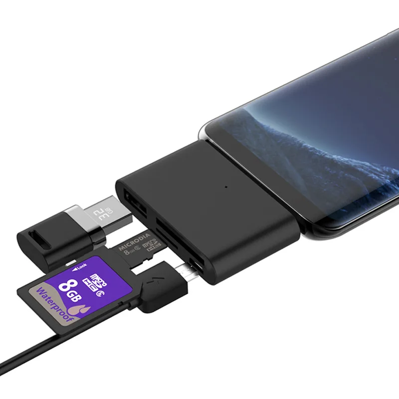 Larryjoe usb type C кардридер концентратор USB адаптер конвертер для телефона/компьютера