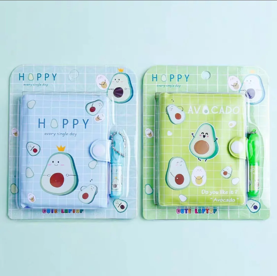 Новинка Kawaii Avoacdo мини блокнот с ручками портативные путешественники планировщик