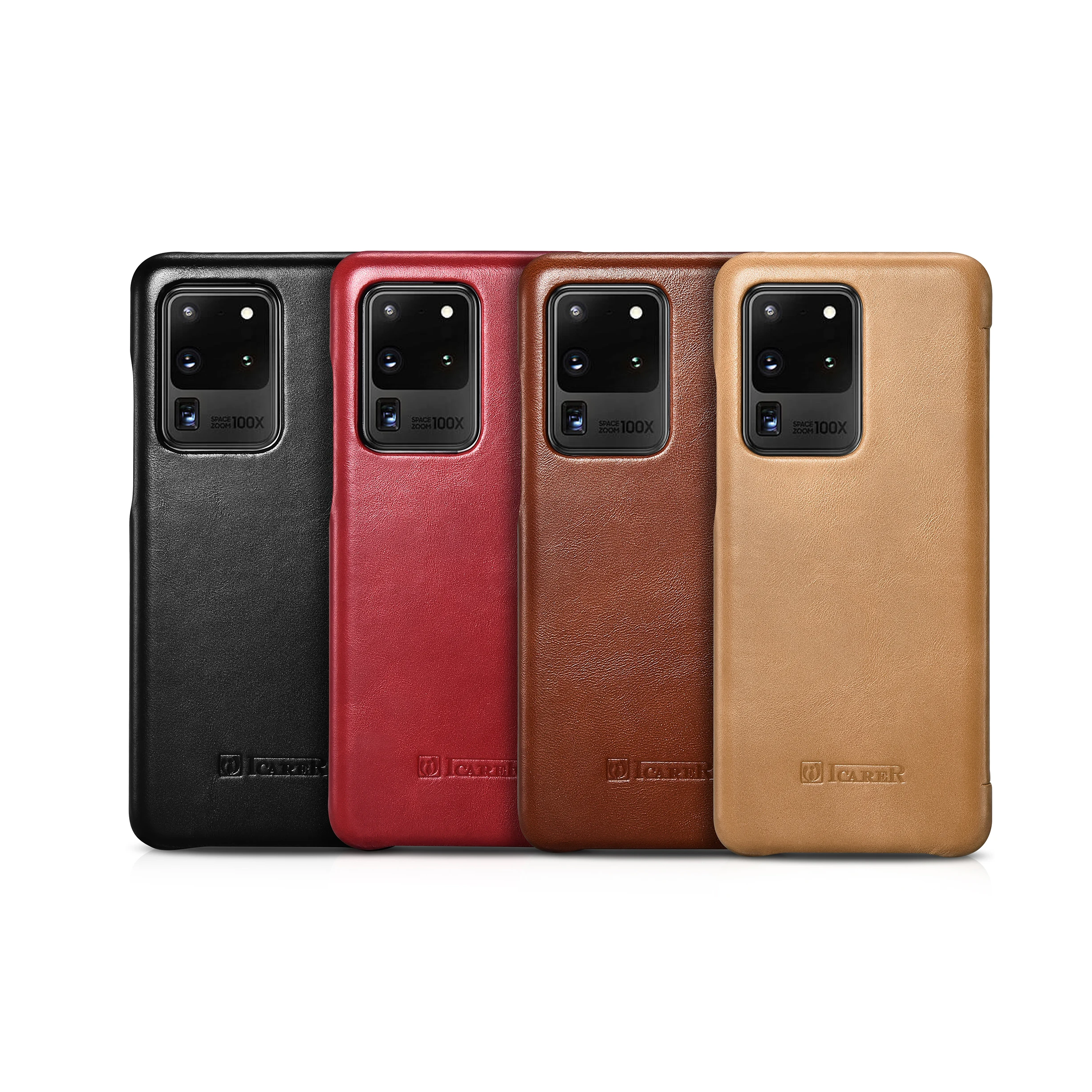 ICARER Luxury Flip Cover Case for Samsung Galaxy S20 S20Ultra S20 Plus Retro Handmade Genuine Leather Phone Case Protection ICARER Luxury Flip Cover Case for Samsung Galaxy S20 S20Ultra S20 Plus Retro Handmade Genuine Leather Phone Case Protection