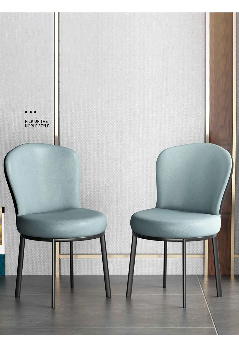 Light Luxury Dinning Chair Home Furniture Backrest Bedroom Dining Chair 의자 cadeiras de espera Home Dinning Chairs стул