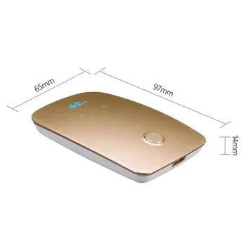 

4G LTE Mini Mobile WiFi Wireless Router Hotspot Supports 10