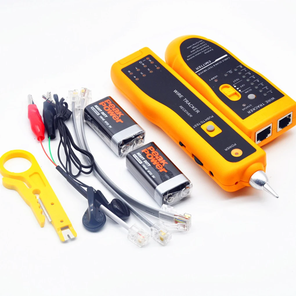 

New RJ45 Cat5 Cat6 Ethernet LAN Network Cable Tracker Wire Toner Tracer Telephone Line Detector Tester Locator