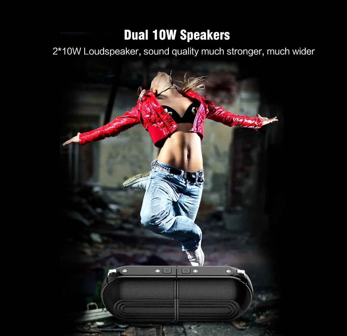D20 TWS Магнитный динамик bluetooth 20 Вт Двойной Динамик s домашний стерео объемный HiFi панорамный музыкальный дисплей