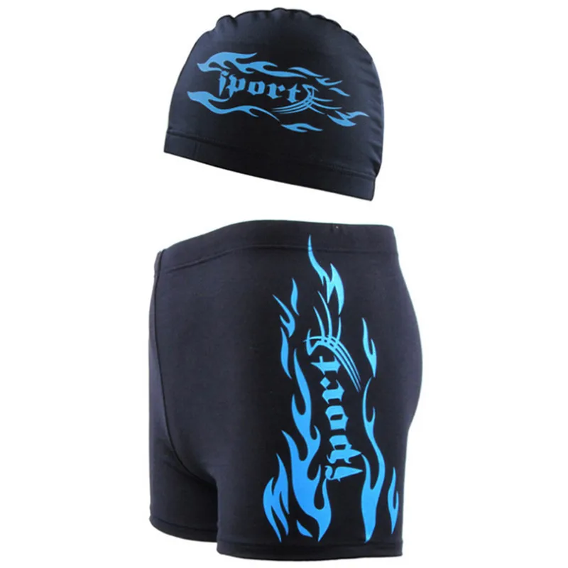 

Fashion Men Swimming Equipment Boxers Swimming Cap Goggles Myopia Storgage Bag Nose Clip And Ear Plug Five Completed Set