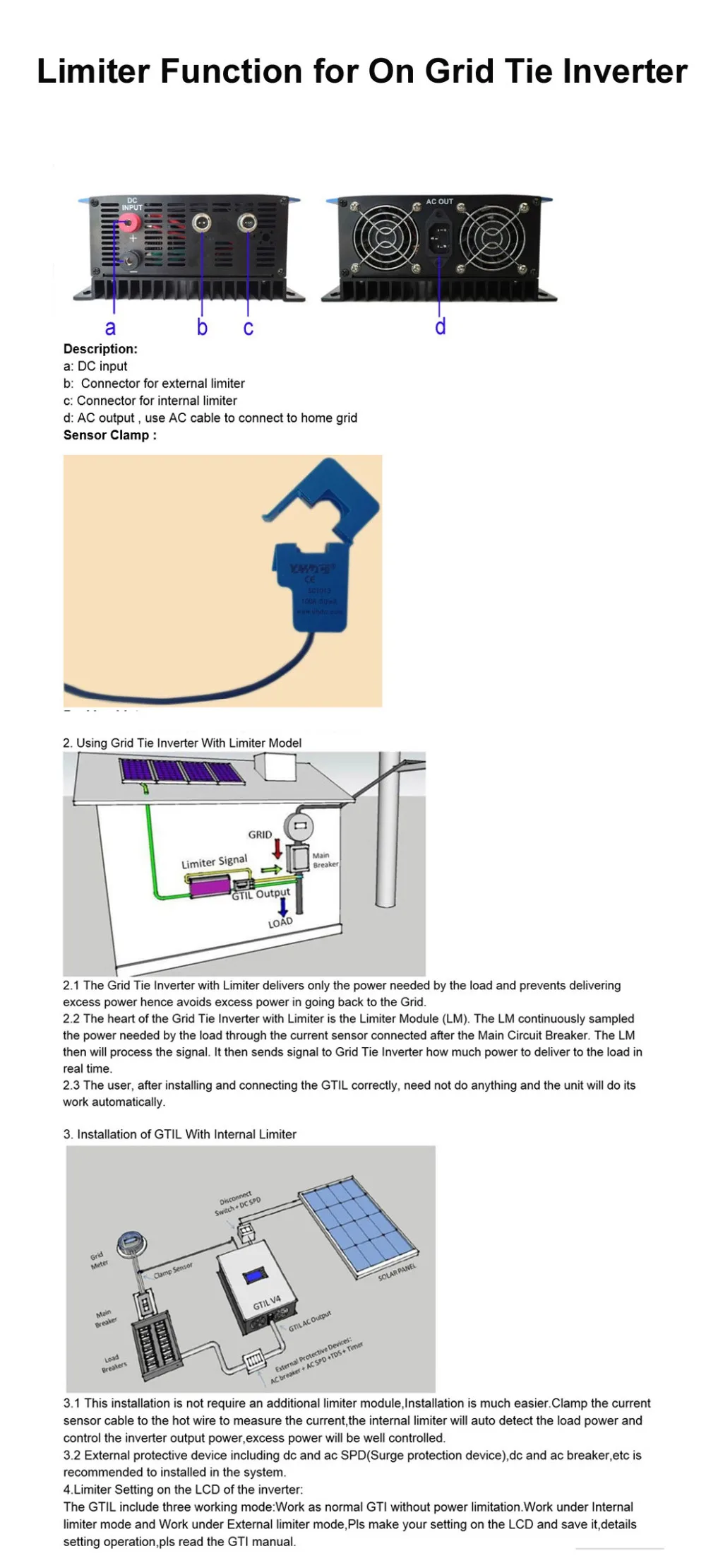 Limiter function