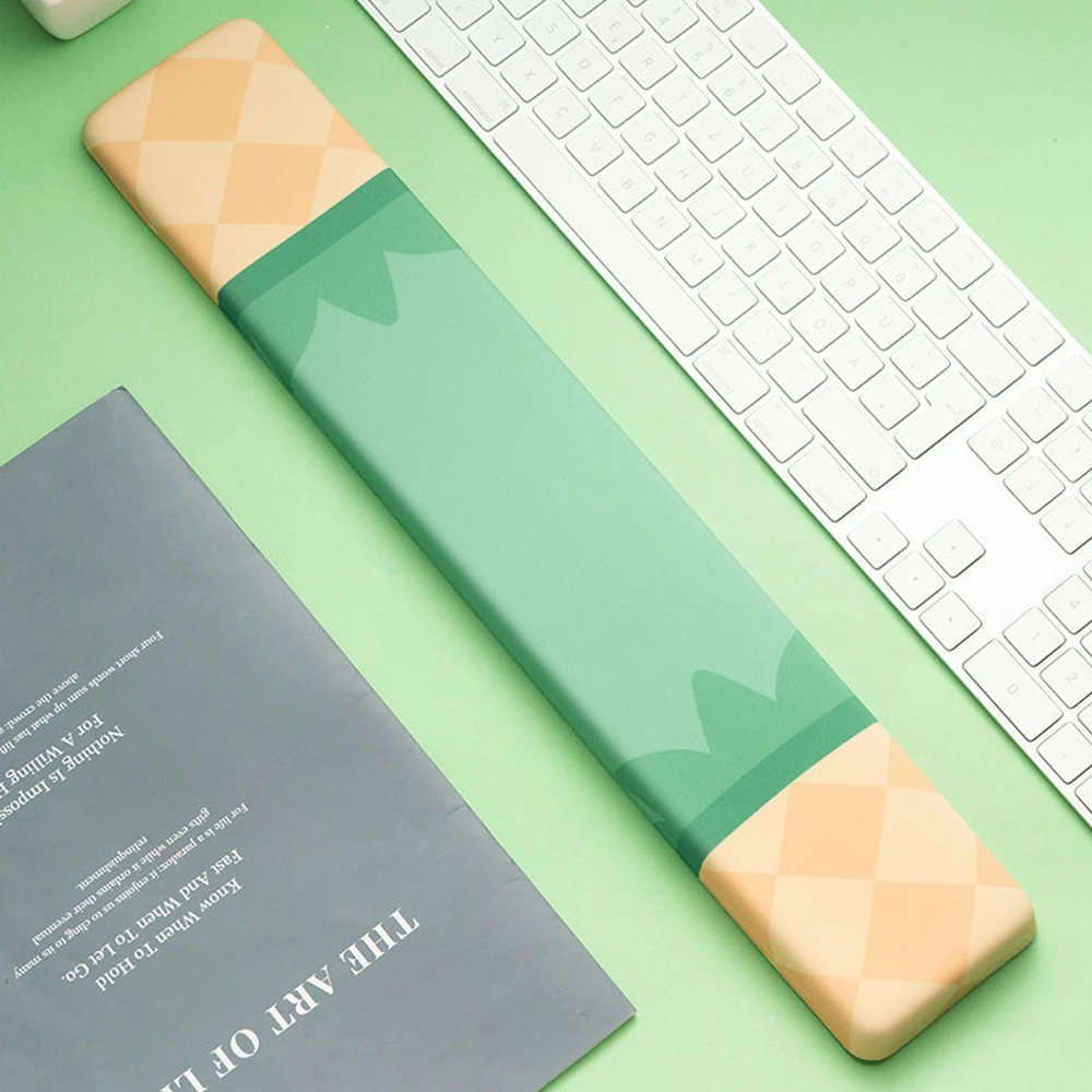 メカニカルキーボード用のリストレストパッドサポート 人間工学に基づいたメモリフォームマット シリコン 滑り止め オフィス ゲーム Pc ラップトップ用 マウスパッド Aliexpress