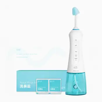 

Electric Nasal Washer Abs Rotary Nozzle Home Sinusitis Nasal Rinse Adult Children Nasal Wash Device 1 Set