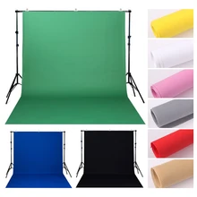 Arrière-plan en tissu Non tissé pour Studio Photo, couleur unie, vert, noir, accessoire de photographie