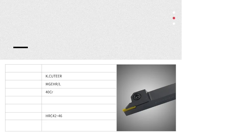 Full Series Grooving Tool Holder MGEHR1212 MGEHR1616 MGEHR2020 MGEHR2525 Carbide Grooving Insert MGMN150 MGMN200 MGMN300 MGMN400 metal milling bits