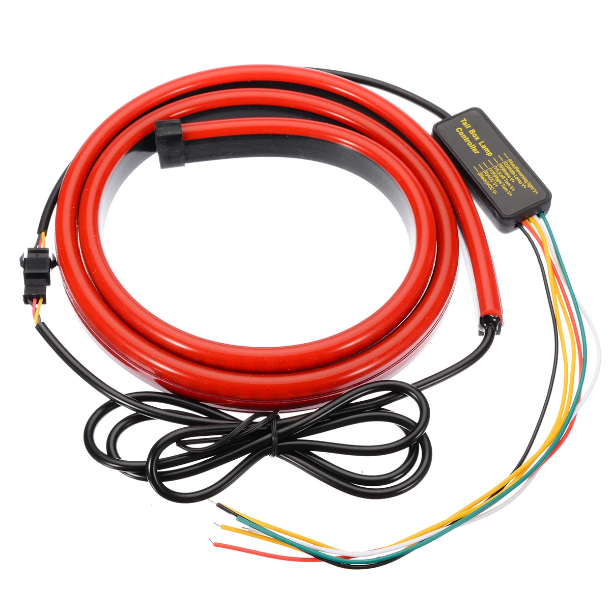 1ser 12V Flexible Red LED Car High Mount Third 3rd Rear Brake Light Turn Signal Strip Lamp DIY Accessories