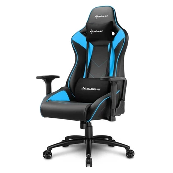 

Gaming chair Sharkoon Elbrus 3 computer, up to 150 kg, synthetic leather, steel