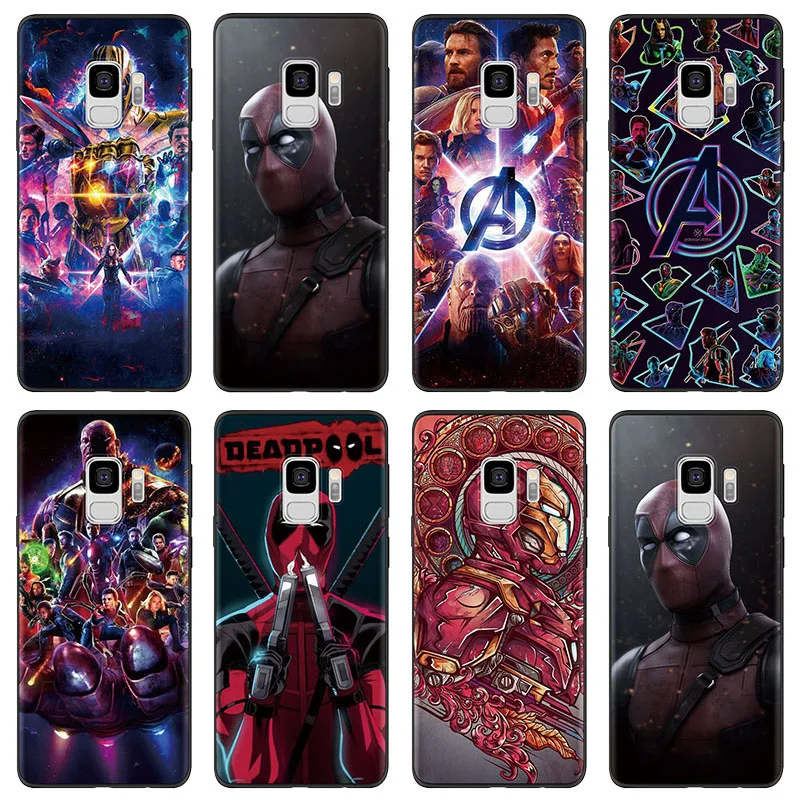 

Marvel Avengers Coque Case For Samsung Galaxy A50 A40 S10 S8 S9 Plus A6 A7 A8 Plus A9 2018 A30 A70 A5 2017 2016 TPU Soft Case