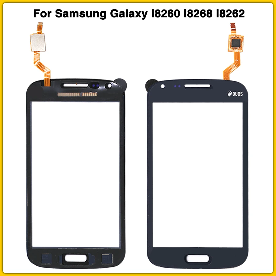 

new TouchScreen For Samsung Galaxy Core GT i8260 i8268 i8262 4.3" DUOS Touch Screen Panel Digitizer Sensor LCD front Glass Lens