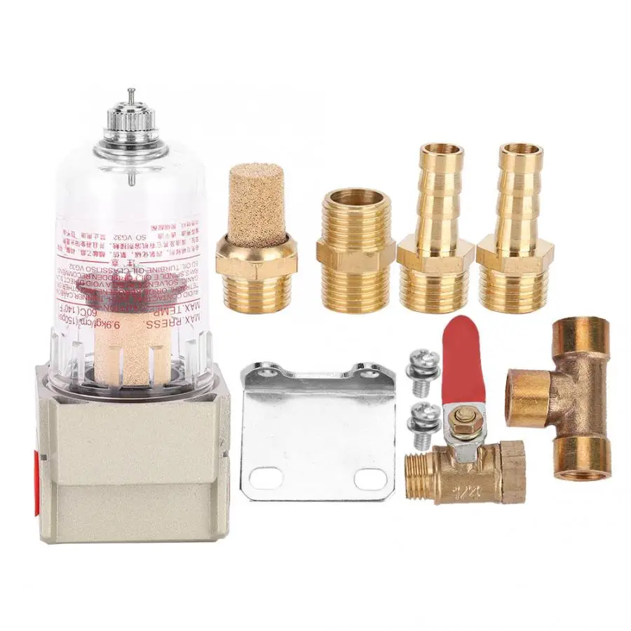 

Engine Oil Separator Catch Reservoir Tank Can Baffled with Oil Drain Valve Fit for Honda Vacuum Solenoid Valve