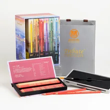 Marco – ensemble de crayons de couleur à l'huile professionnels, 60/80 couleurs, crayon de couleur pour aquarelle, dessin d'artiste, croquis, fournitures scolaires d'art